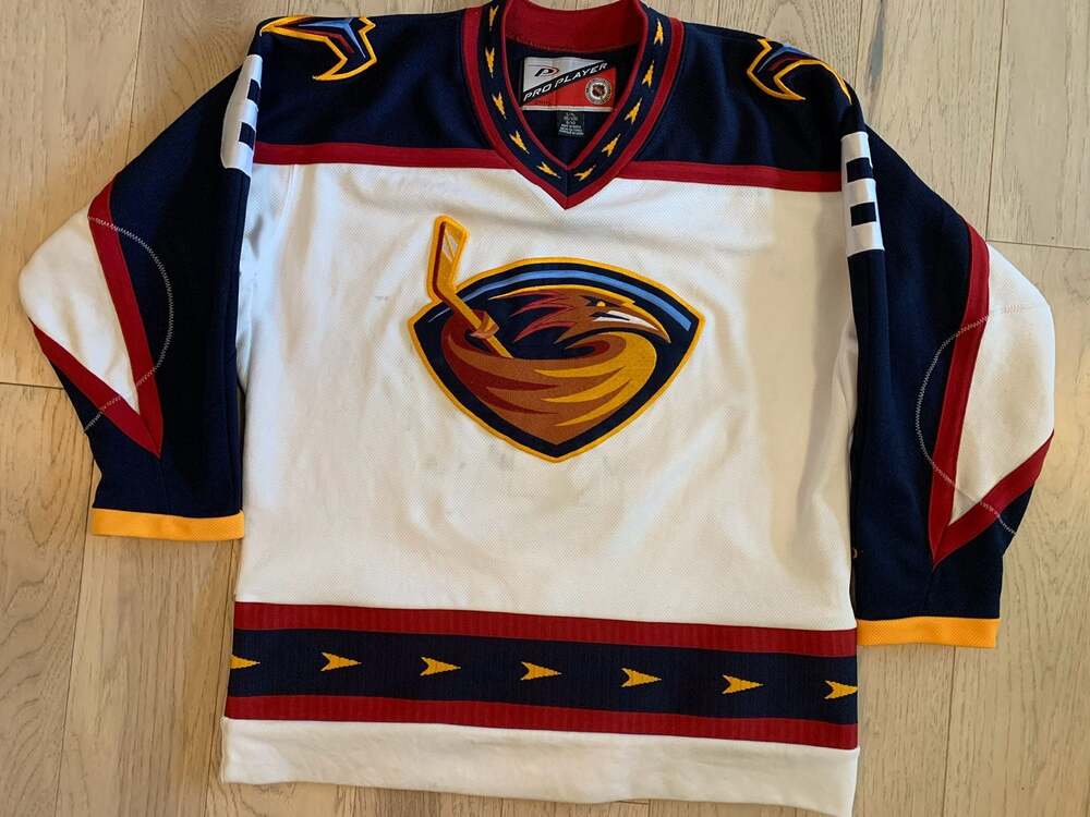 Vintage Pro Player Atlanta Thrashers NHL Hockey Jersey Merkley #6